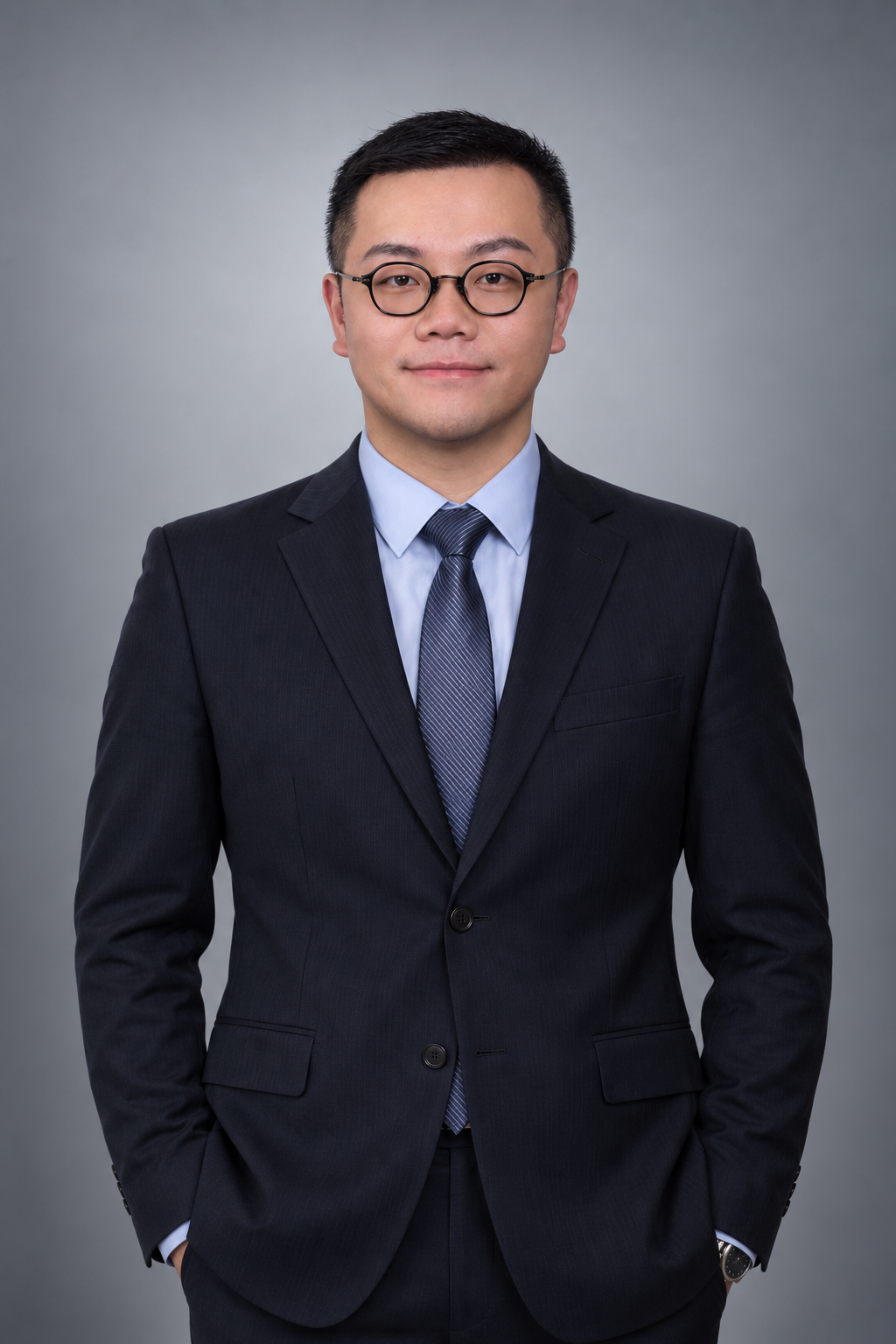 黄永泰律师身着深色西装的职业形象照